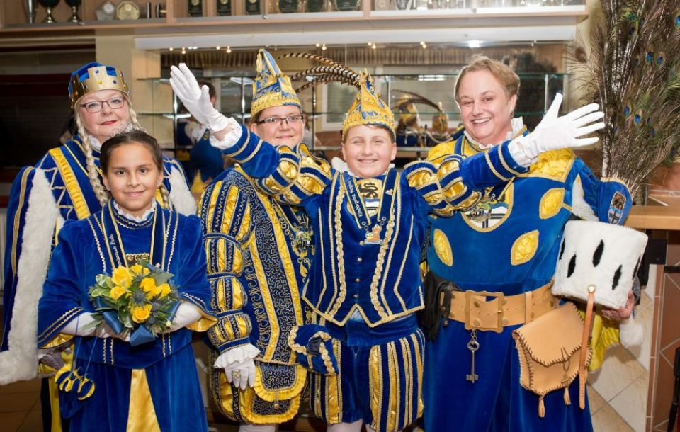 Damen-Dreigestirn und Kinderprinzenpaar 2018/2019